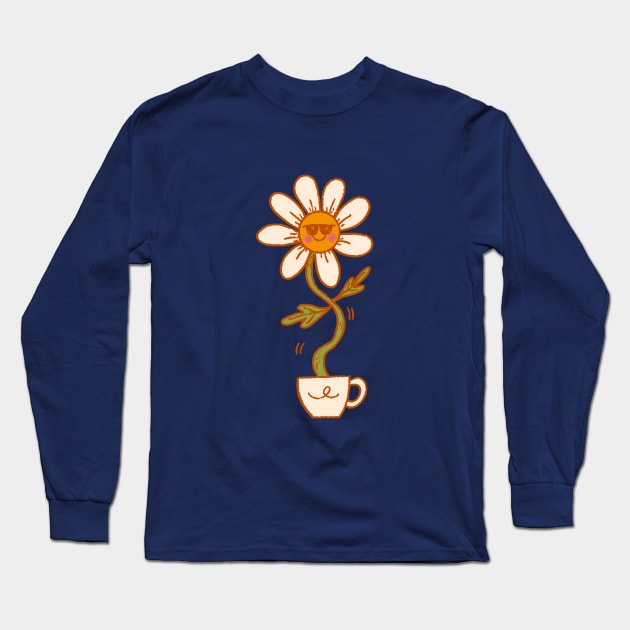 Dancing Daisy Long Sleeve T-Shirt by Fluffymafi